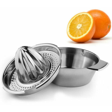 Presse-citron en acier inoxydable, presse-agrumes, presse manuau citron (1/5)