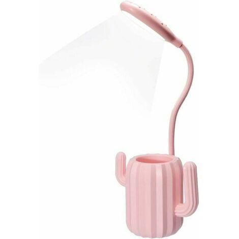 Lampe de bureau pour enfants, lampe de bureau LED tactile lampe de chevet à intensité variable lecture lampe de bureau rechargeable porte-stylo sans fil