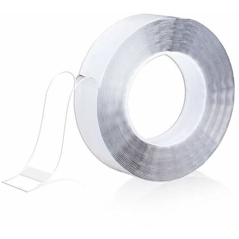 5M Nano ruban adhésif double face salle de bain cuisine robinet Gel autocollant non strié ruban adhésif étanche (1/5)