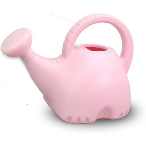 Arrosoir en plastique Petites plantes de jardin d'intéri et d'extéri mignonnes légères, arrosoir de jouet pour enfants, avec éléphant de pommeau de douche (1/5)