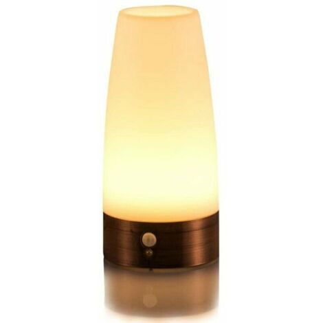 Lampe à poser 1W Lumière à induction humaine de coul chaude (1/5)