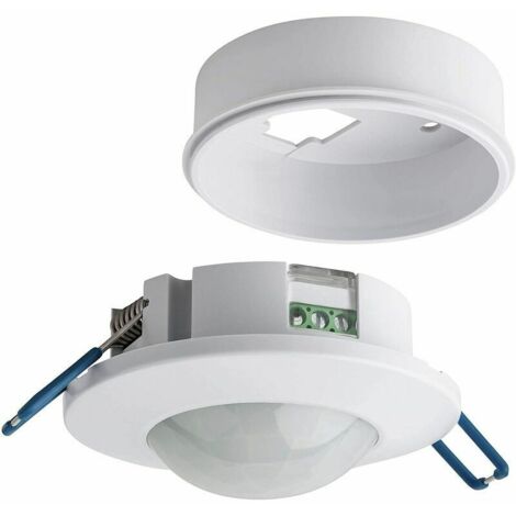 Détect de Mouvement Intéri, Montage Encastré et en Saillie au Plafond, programmable, Capt Infrarouge, 8m / 360°, LED adapté, Max. Lefou (1/5)