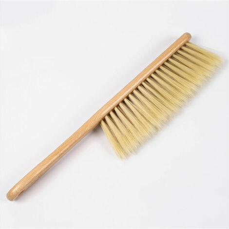 Brosse de lavage de voiture en poils naturels - 378 mm - Brosse de nettoyage pour vitres de voiture Gris (1/4)