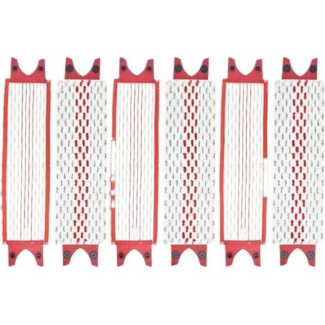 Lot de 6 serpillères en microfibre compatibles avec Vileda, serpillères plates réutilisables UltraMax XL, lavables en machine