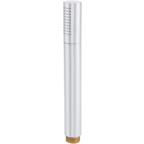 Pommeau de Douche à Main, Matériau en Cuivre, Poli, Prise Confortable, Détachable, Réutilisable, Filetage G 1/2, 19,2 2,4 2,4 Cm, pour Salle de Bain (1/4)