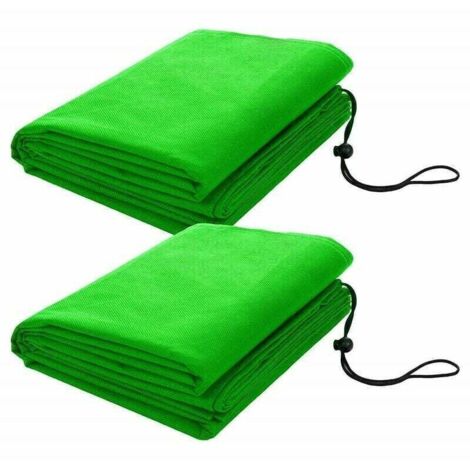 SABIR Lot de 2 Protection d'hiver pour plantes 80x60cm, protection d'hiver contre le gel pour plantes, housse de protection d'hiver pour plantes réutilisable avec fermeture à (1/4)