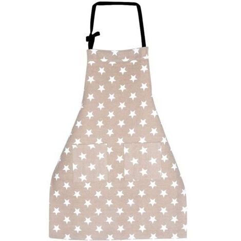 SABIR Tablier Tablier de Cuisine(Kaki),Tablier de Cuisine Femme Tablier pour Cuisine,Ajustable en Lin de Coton Tablier pour Cuisine Familial Restaurant Barbecue (1/5)
