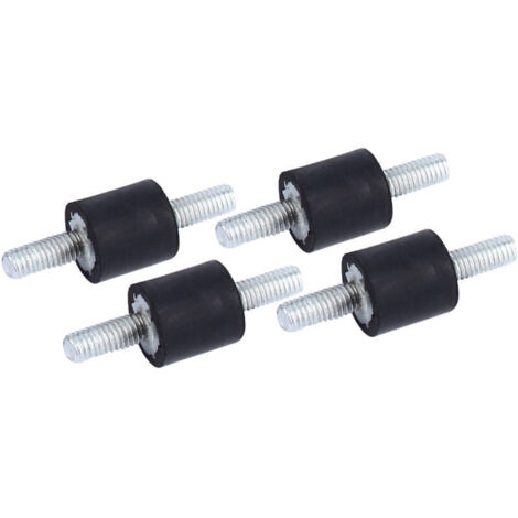 SABIR 4 Pièces Supports en Caoutchouc M8, Supports de Bobines en Caoutchouc Anti-vibrations, Amortisseurs Bobines (M3 8x8) (1/4)