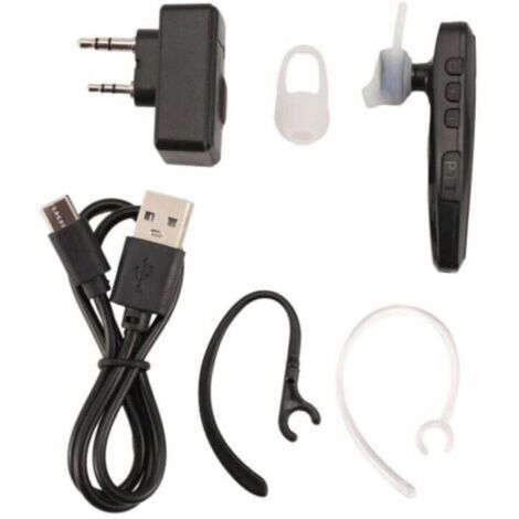 Talkie-Walkie Sans Fil Bluetooth PTT Casque éCouteur Mains Prise K pour Adaptateur de Microphone (1/4)