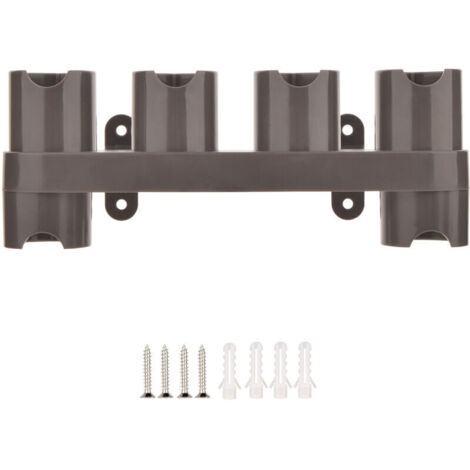 Support Accessoires pour V11 V10 V8 V7 V15 SV10 SV11, Support Mural Organisateur pour Dyson Aspirateur Balai avec 4 Prises de Rangement (1/4)