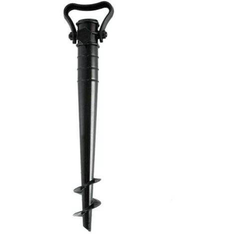 Piquet de parasol, Piquet de sol portable pour parasol, ancrage au sol pour plage, pêche, jardin, patio (1/4)