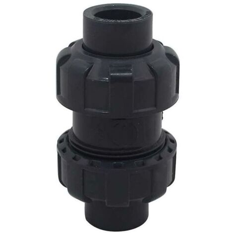 Clapet anti retour a boule 20 25 32 40 50 63mm clapet piscine clapet antiretour anti refoulement pvc vanne soupape anti retour (Diamètre intérieur 32mm) (1/4)