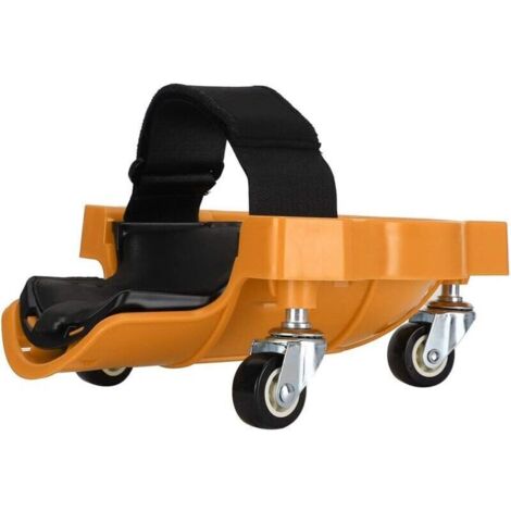 Genouillères à roulettes pour économie de Travail KneeBlade Sangle de sécurité Gliding Wheeled Non Marrin(Yellow),A (1/5)
