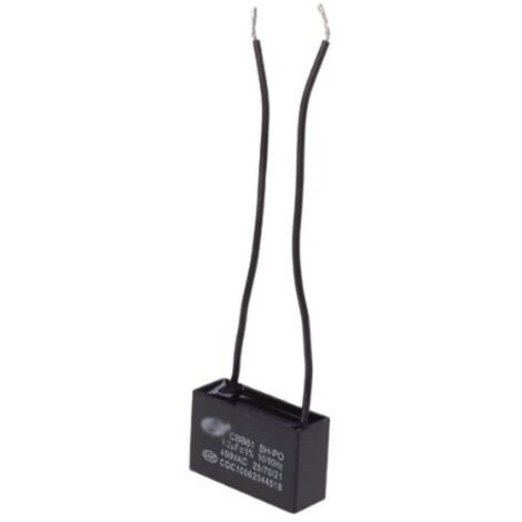 Condensateur de démarrage moteur CBB61 avec pellicule en polypropylène 450 V CA 1,2 µF 50/60 Hz