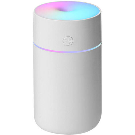 Eosnow Humidificateur de voiture USB, arôme coloré, atomisation Rechargeable, Mini Portable pour la maison, blanc (1/4)
