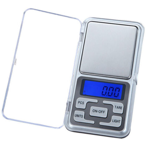 Balance Digitale de Bijoux de Poche Balance graduée en milligrammes Haute précision 1.1lb / 500g (0.01g) Rechargement pour Bijoux et Pierres précieuses Petite Balance électronique