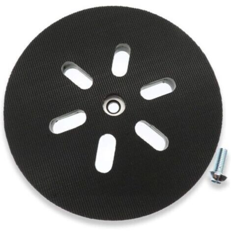 Disque Abrasif 150 mm Plateau Ponceuse Compatible avec Bosch GEX 150, GEX 150 AC, GEX 150 Turbo Ponceuse Dureté,Plateau et patin de ponçage (1/4)