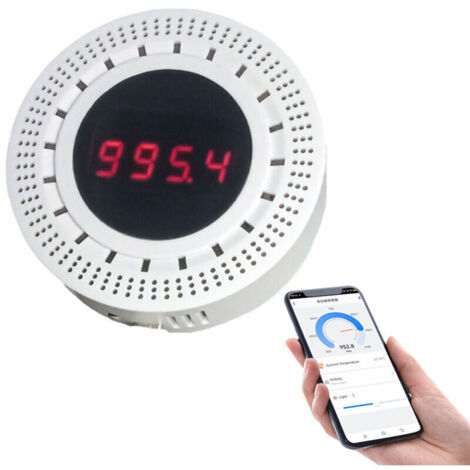 SJLERST Capteur de pression atmosphérique intelligent WiFi avec fonction de détection de température et d'humidité Appareil domotique intégré (1/4)