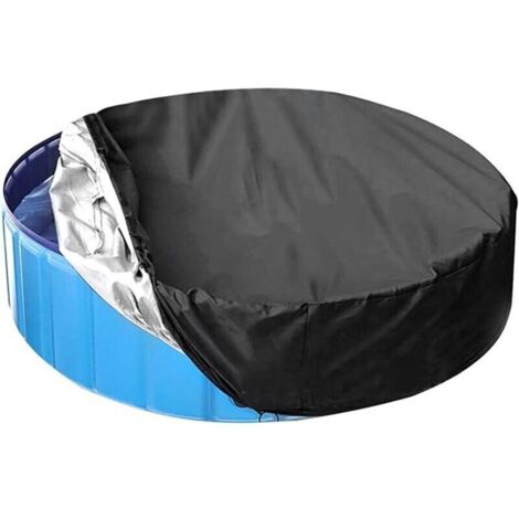 Couverture De Piscine Ronde Couverture De Spa Rond Imperméable À La Poussière Bâche De Protection Housse De Protection Convient À Tous Les Types De Piscines Rondes (1/4)