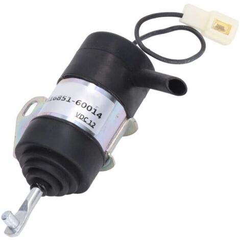 Solénoïde D'arrêt de Carburant 16851-60014 Remplacement du Solénoïde D'arrêt de Carburant pour Kubota BX2230D RTV900R RTV900T B7410D BX1500D BX1800D (1/4)