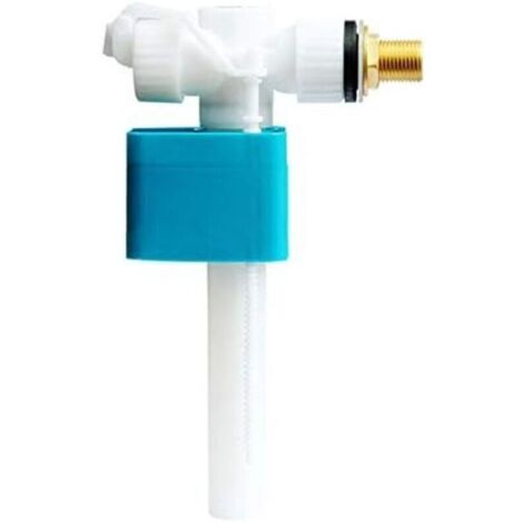 Valve d'entrée latérale de WC, raccords de chasse d'eau G1/2 réglables flotteurs pour robinet de remplissage de salle de bain pièces de rechange (1/4)