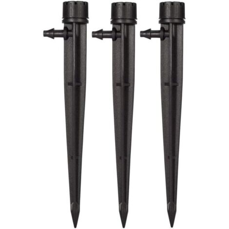 (50pcs)Goutteurs d'irrigation de Jardin pour Tube de 4 mm/7 mm 360 degrés 8 Trous réglables Système d'irrigation Micro débit Kit (1/4)