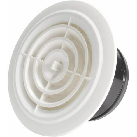 125mm Grille de Ventilation Ajustable Aération d'Air Ronde (1/5)