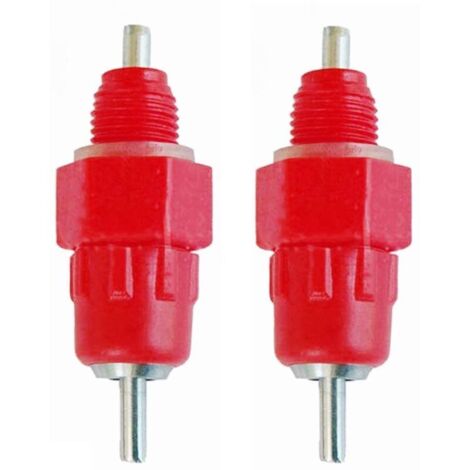 SABIR 2 Pcs Eau Tetine Poulet Alimentateur Fournitures de Volaille Poule Vis dans le Style (1/5)