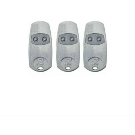 SABIR – Télécommande Came TOP432EE 2 canaux – Fréquence 433,92 MHz – Portée 50-150 m – Alimentation 2 piles CR2016 – Lot de 3 pièces