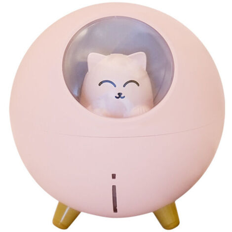 SABIR 220ml Mini Humidificateur D'air, Humidificateur Silencieux Avec Lumières LED Lumière de Respiration Colorée, de L'humidificateur de Bureau USB pour la Maison/la Chambre à Coucher/le Bureau (1/5)