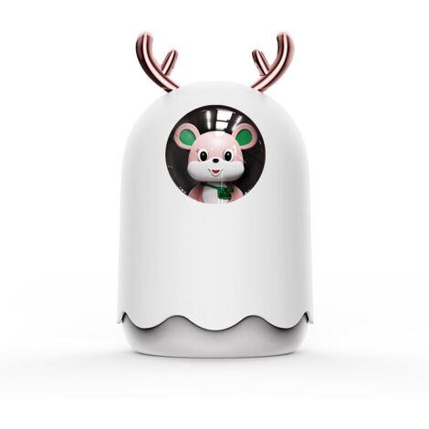 SABIR Humidificateur d'Air, Mini Diffuseur d’huiles Essentielles Humidificateur à Brume, Portable Silencieux Humidificateur D’air avec fonction veilleuse couleurpour Chambre, Bureau, Auto, Maison (1/5)