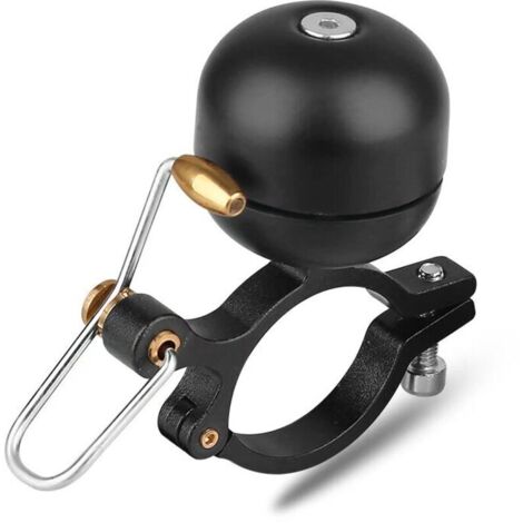 SABIR Sonnette Velo,Accessoires vélo,klaxon,extérieur VTT Route vélo Cloche Cyclisme Acier Inoxydable métal Avertissement Cloche vélo Guidon klaxon sécurité Montagne vélo Accessoires (1/5)