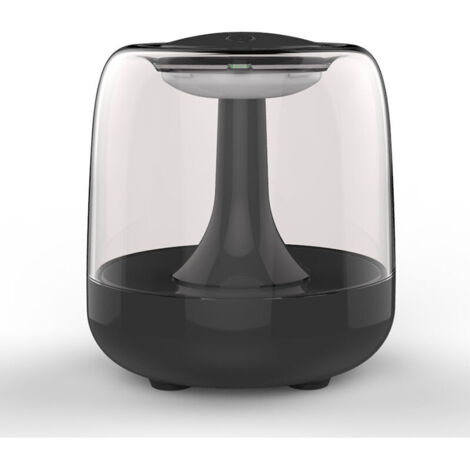 SABIR Mini Humidificateur,USB Humidificateur d'air Ultrasonique 440ml avec veilleuse colorée, arrêt automatique, 2 modes de brume, super silencieux (noir) (1/5)