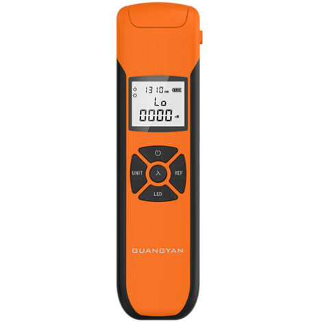 SABIR Photometre Fibre Optique Mini,Mètre de Puissance Optique Portatif Léger Compteur de Puissance Optique Rechargeable de Haute Précision 7 Longueurs d'onde (1/5)