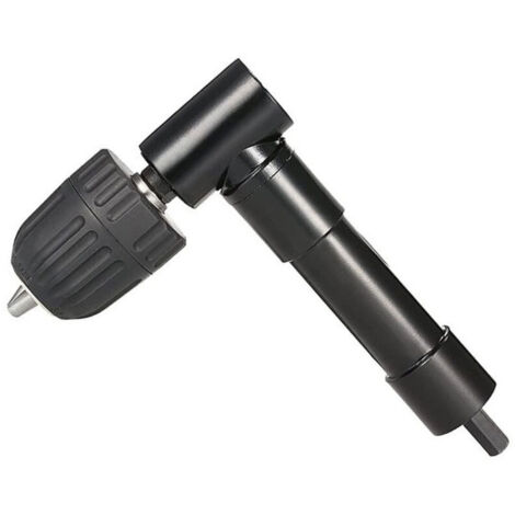 SABIR Mandrin à Angle Droit 90° Auto-Serrant,Mandrin Coude de Perceuse à Dégagement Rapide Embout Visseuse Renvoi d'angle Adaptateur de Foret de Mandrin Renvoi d'angle Droit pour Perceuse (1/5)