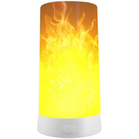 SABIR Ensemble de Lampes à Flamme LED, Lampe à Flamme Scintillante Rechargeable USB avec veilleuses à télécommande pour la Maison/l'hôtel/la fête (1/5)