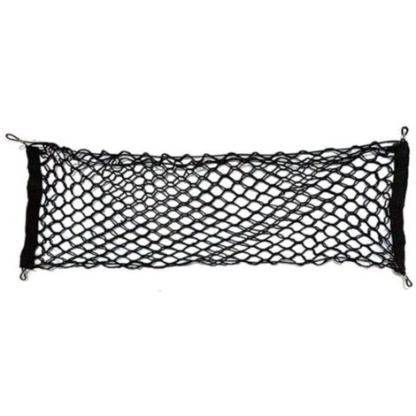 SABIR Filet à bagages pour voiture Filet à bagages en nylon élastique 110x40cm Filet de protection Filet de séparation multifonctionnel Boîte à chiens Equipement d'atelier Accessoires pour véhicules (1/5)