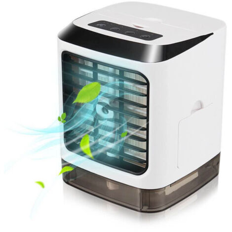 SABIR Humidificateur USB, Mini Refroidisseur D'air Portable avec Mini Ventilateur à LED pour la Maison ou le Bureau (1/5)