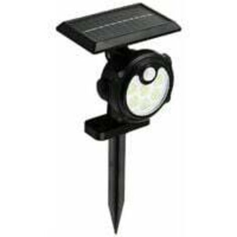 SABIR 36 LED Lampe Solaire Extérieur, IP65 Étanche Applique Eclairage Exterieur Solaire Sécurité Avec Detecteur de Mouvement 3 Modes Lumière 1200mAh Spot Projecteur Solaire Puissante Pour Jardin
