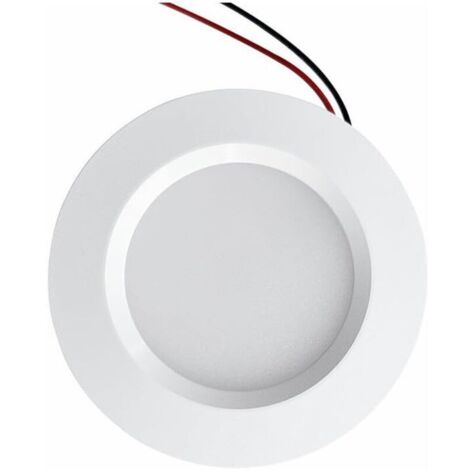 SABIR Spot LED Encastrable 55mm Compact Blanc 3W DC12V Équivalent 25W - Blanc Naturel 4000K [Classe énergétique F]