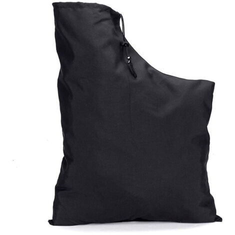 SABIR Souffleur de feuilles universel, sac d'aspirateur, broyeur de gazon et de jardin, noir