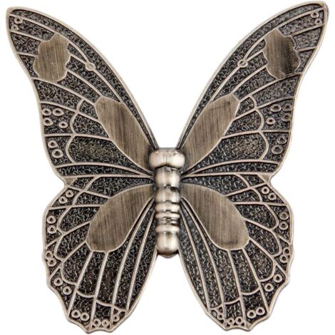 SABIR Boutons de porte de placard vintage en forme de papillon (1/5)