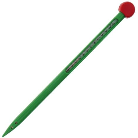 SABIR Thermomètre de sol de 320 mm – moniteur de température à planter dans le sol