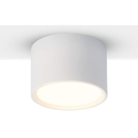 SABIR Weißer LED-Deckenspot, 3000 K, Warmweiß, 12 W, Deckenstrahler, Wohnzimmer, Esszimmer, Küche, Flur, Schlafzimmer, Ø120 mm, [Energieklasse E] (1/5)