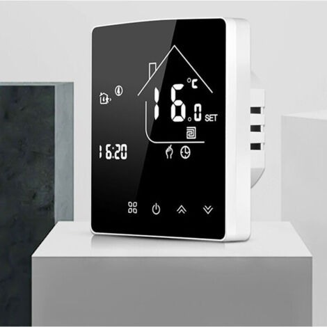 SABIR Thermostat intelligent monobloc thermostat de chauffage thermostat WiFi pour chaudière à gaz/eau plancher chauffant-868913mm MNS (1/3)