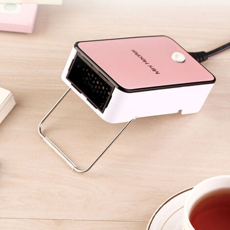 SABIR Mini-Appareil de Chauffage Portatif 200W, Petit Appareil de Chauffage éLectrique de Bureau, 220V, éConomies d'énergie Sûres et, Adapté au Bureau, à la Chambre à Coucher, Etc. (Rose) (1/4)