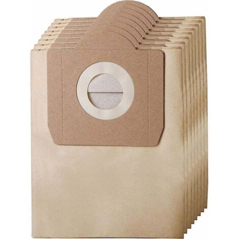SABIR Sac Aspirateur pour Kärcher WD 3, Sachet Filtre Papier Multifonctions Eau et Poussières, (1/5)
