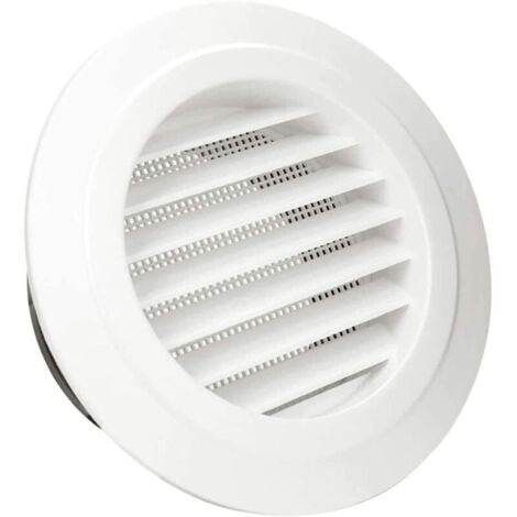 SABIR Bouche de Ventilation, 5" Grille de Ventilation Ronde ABS avec Anti Insectes Grille de Protection pour Conduits (ø125mm) (1/5)