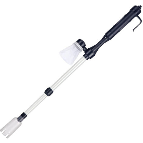 SABIR Aspirateur électrique Pour Aquarium, Nettoyeur Automatique De Gravier Aquariophilie, Kit Nettoyage Sable Aquarium Moyen Et Grand, Changez L'Eau, Nettoyer Le