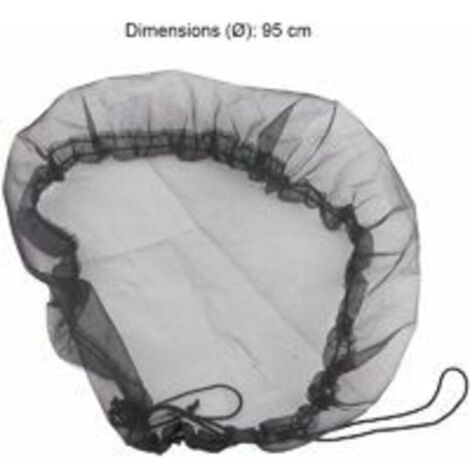 SABIR Collecteurs d'eau de pluie Lot de 2 housses de protection en maille pour tonneaux de pluie - Diamètre : 32.67inch - Réglables - Pour récupérateur d'eau - Seau de récupération de la pluie (1/5)